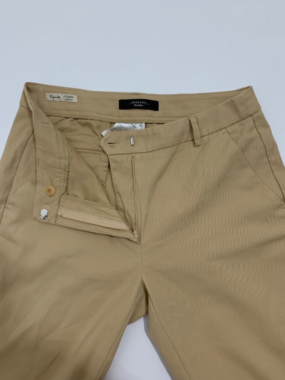 MaxMara Weekend Women's Cigarette Trousers Stretch US Size 8 - Picture 13 of 15